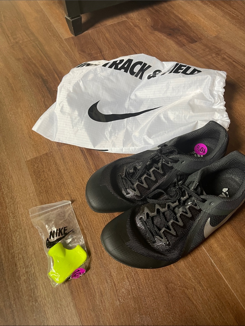Nike track shoes
